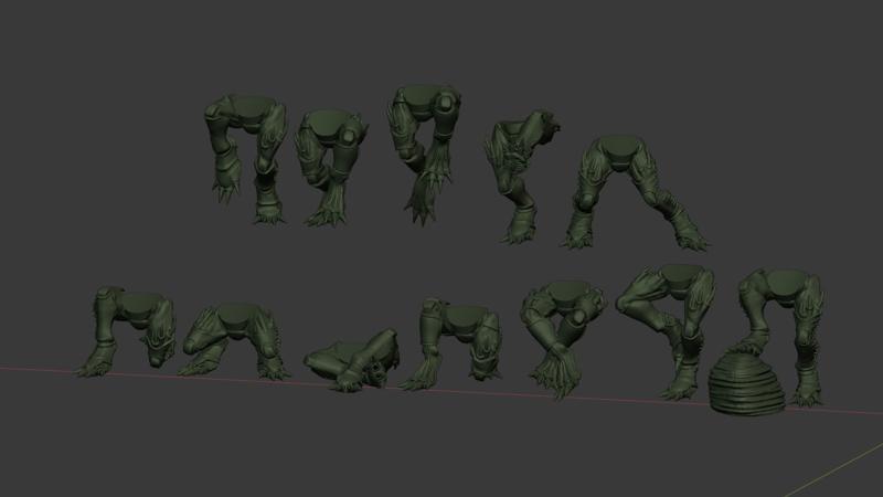 Dynamic! X-Treme! Legs! for Cannibal Chickens