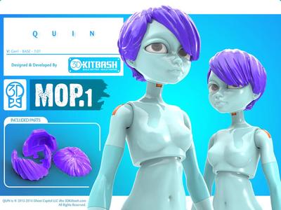 Quin G1: Mop1 – Hairy EXCLUSIVE – 3DKitbash.com