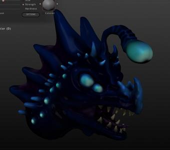 sea serpent head