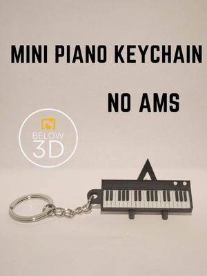 Mini Piano/Keyboard Keychain