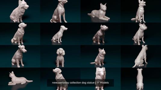 newusertoday collection dog statue