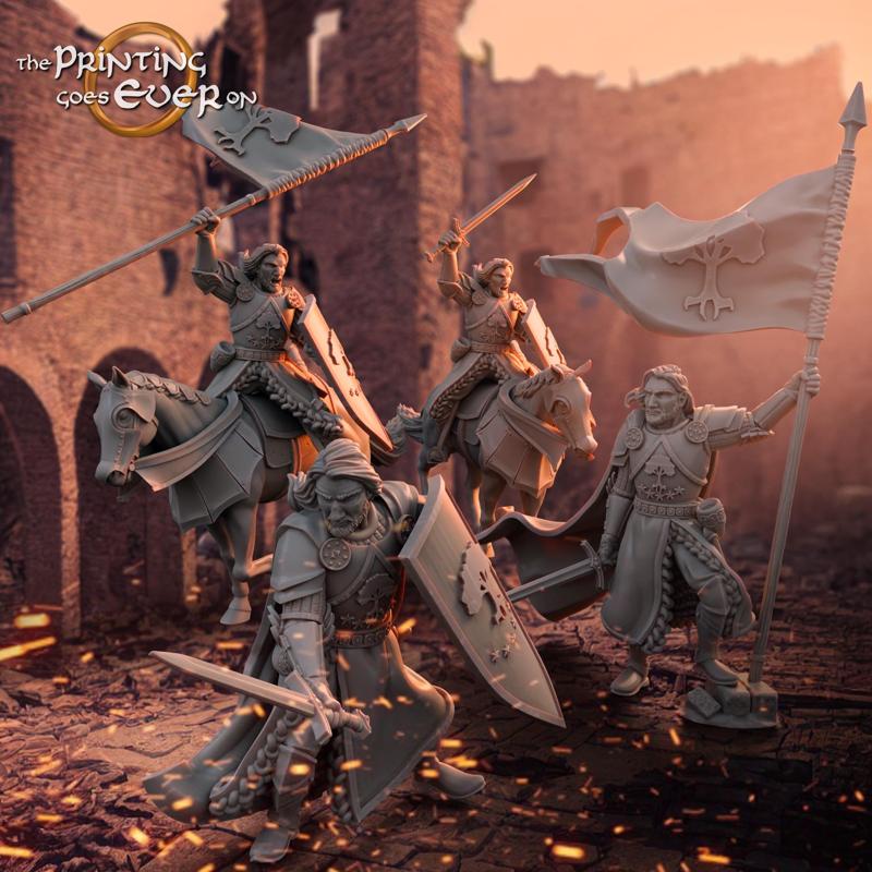 Barazan – 4 variants – On Foot and Mounted – Presupported