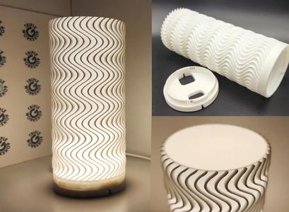 Mesmerizing Wavy Light for Bambu LED Lamp 001