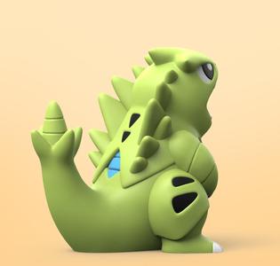 Chibi Tyranitar (Easy Print No Supports)