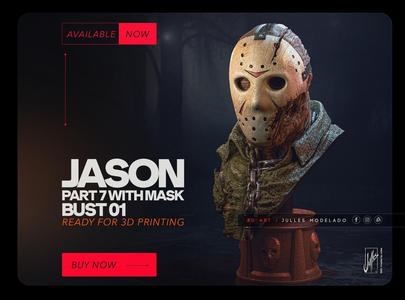 Jason Part 7 with mask Bust01