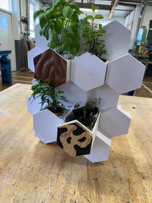Modular Hydroponic Growing System – Wall-Mounted Urban Farm