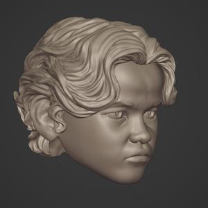 Child Boba Fett Head Sculpt