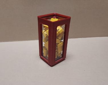 Gridfinity Quad Window Bin 1x1x12