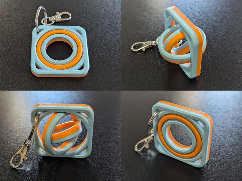 Square Gyro Fidget | 4 Sizes
