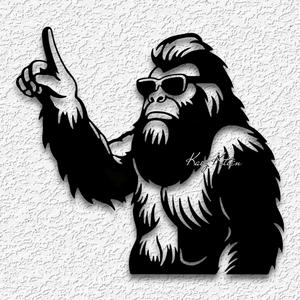 bigfoot number one wall art sasquatch home decor