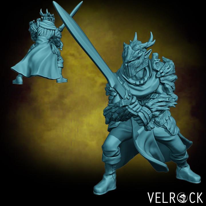 Male Wood Elf Swordsman (PRESUPPORTED)