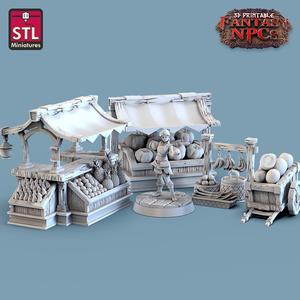 Fantasy NPCs – Fruit Seller Set