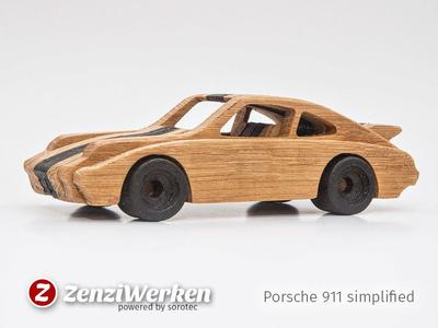 Porsche 911 simplified cnc/laser