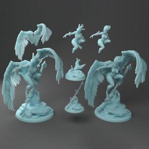 Aarakocra Shaman and Harpy Matron Set