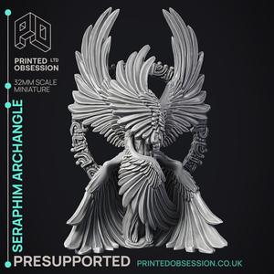 Seraphim - Archangel - PRESUPPROTED - 32 mm scale