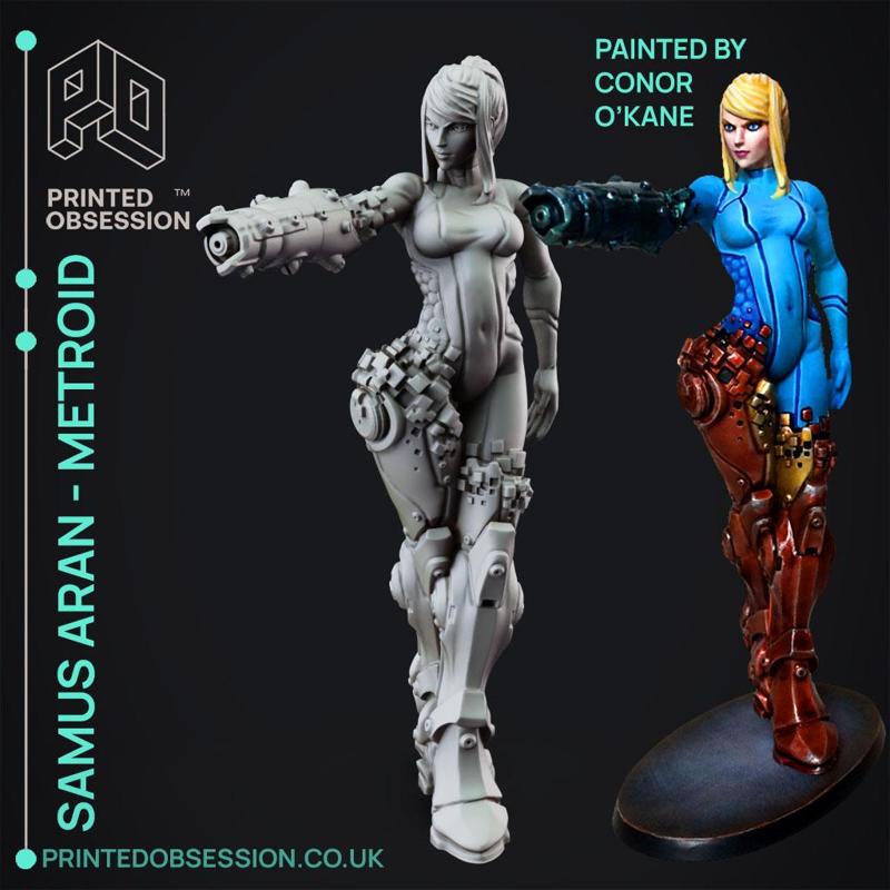 Samus Aran - Metroid - 25cm model