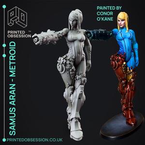 Samus Aran - Metroid - 25cm model