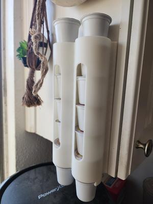Keurig K Cup Coffee Pod Holder - 12 cup - Command Strip Velcro