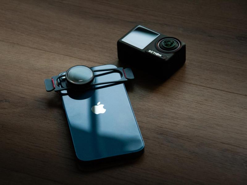 Smartphone Lens Mount for DJI Action 4 Lenses 