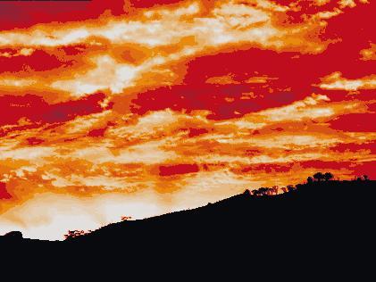 Red Sunset Hueforge