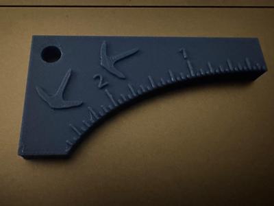 Turkey Spur Measuring Tool