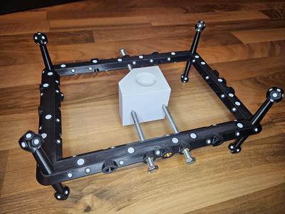360° LARGE 3d scanning frame for marker based laser scanner (Raptor, RaptorX, MetroX, HX)