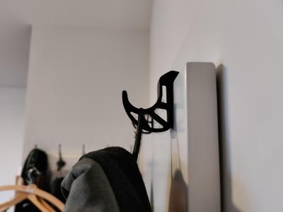 Extra strong skeletonized door hooks