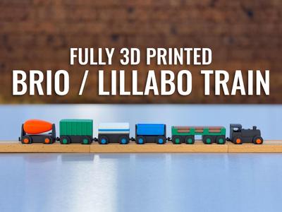 Fully 3D Printed Brio/Lillabo Train