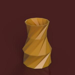 Low Poly Shaped Vase