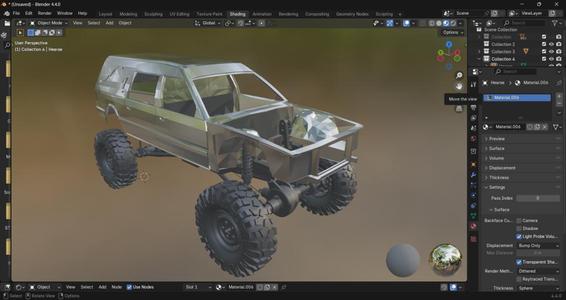 Hearse with Casket inside RC Body