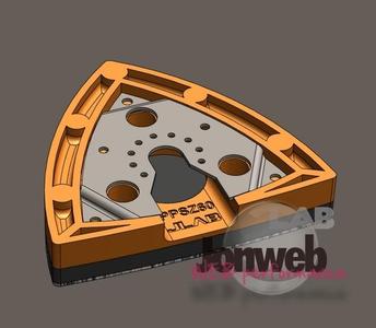 PARKSIDE PAMFW 12 A1/B1  Sanding plate compatible with PPSZ 60 A1 sand paper 