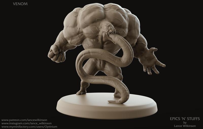 Marvel Spiderman Venom Miniature