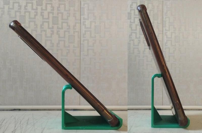 Cell Phone Stand, Dual Angle, Simple Minimalist Design