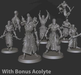Wracked Warriors With Acolyte Leader - Cursed Elves