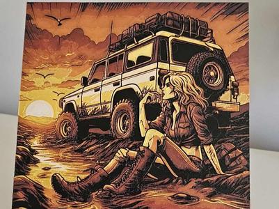 HUEFORGE WOMAN AND 4X4