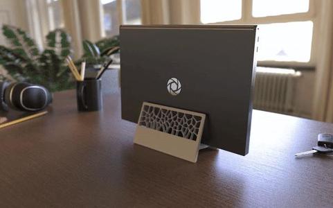 Voronoi Vertical Laptop Stand – Hinged Design