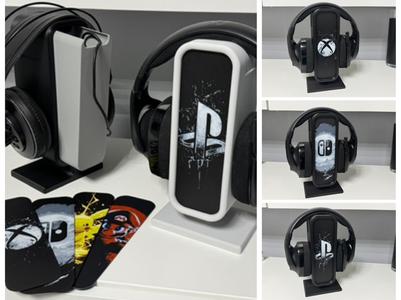 inlay for Headset / Headphone Stand Gaming Logos