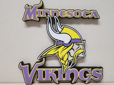 Minnesota Vikings Wall Display