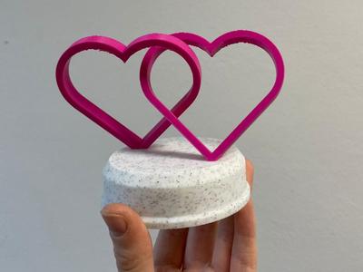Two Hearts Modern Statue - Valentine’s day Gift