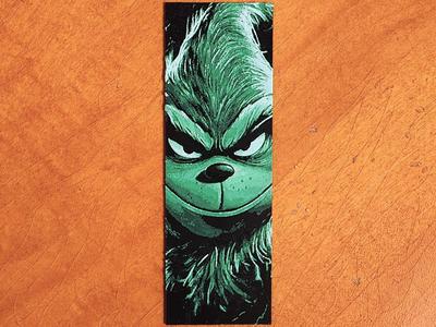 The Grinch Bookmark - 4 Colours