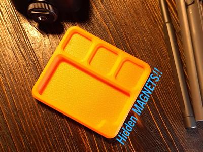 Sorting Tray with Hidden Magnets