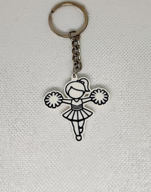 Cheerleader keychain #2