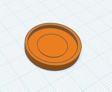 25mm Base Clip for Maladum, D&D Adventure Series, and other PVC miniatures