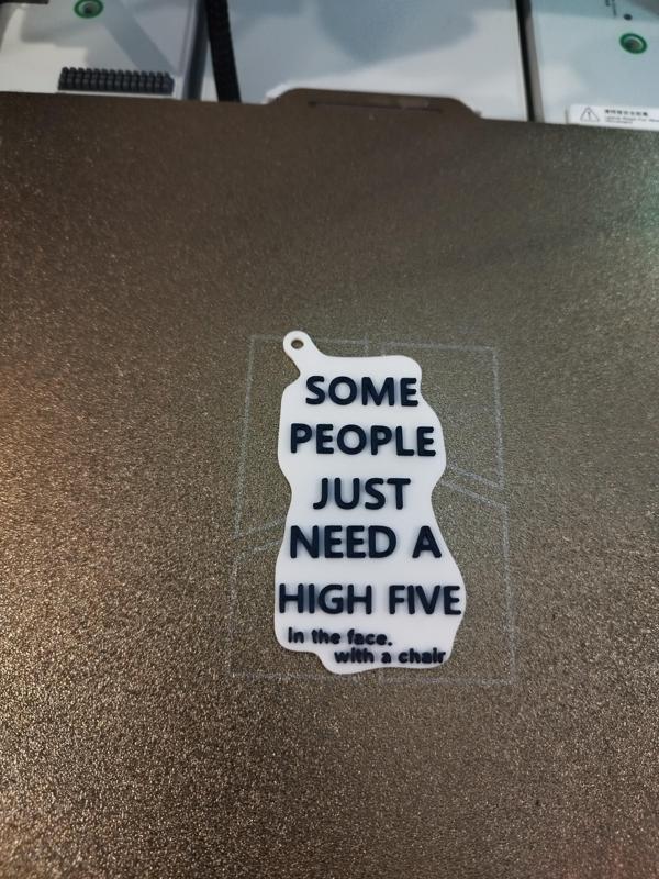 Funny keychain High Five