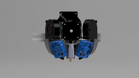 YAMI 2X2 double blowing Fan for Ender 3 v3 SE