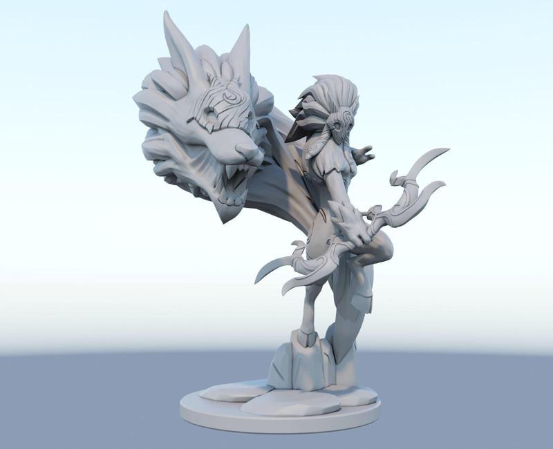 kindred league of legends 3d print model