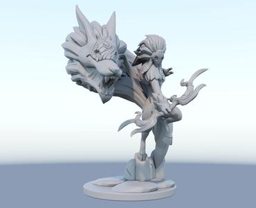 kindred league of legends 3d print model