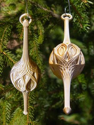 Cathedral Christmas Stretch Ornament 2024
