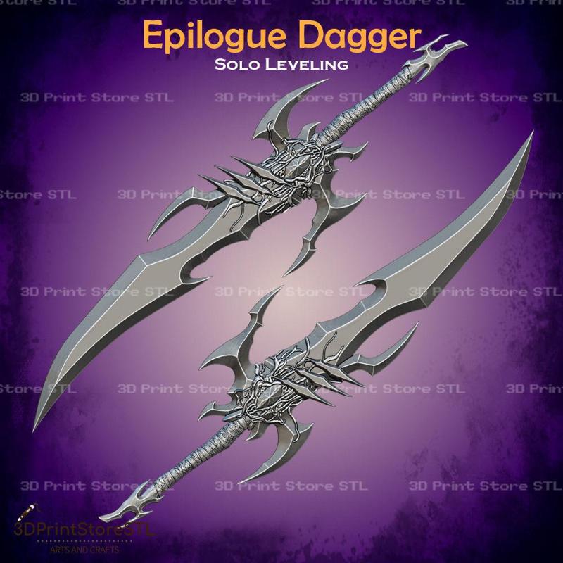Epilogue Dagger Cosplay Solo Leveling - STL File