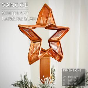 VANOCE  |  Star Topper, String Art, Christmas Tree